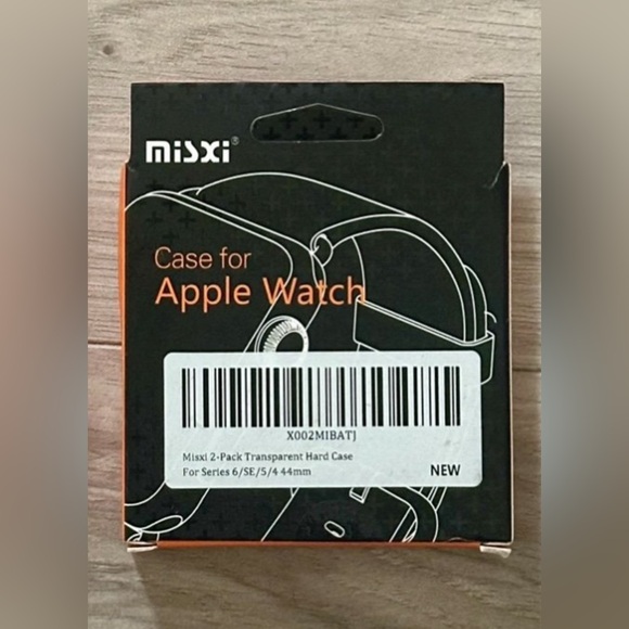 New in Box Misxi Transparent Hard Case For Series 6/SE/5/4 44mm - Picture 2 of 8
